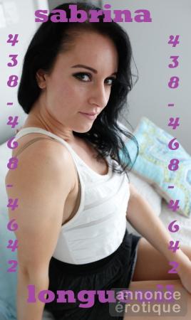 Jolie brunette ici pour ton plaisir texte moi 438-468-4642