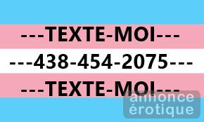 Topshemale disponible pour réaliser tes fantasmes texte moi 438-454-2075 cash