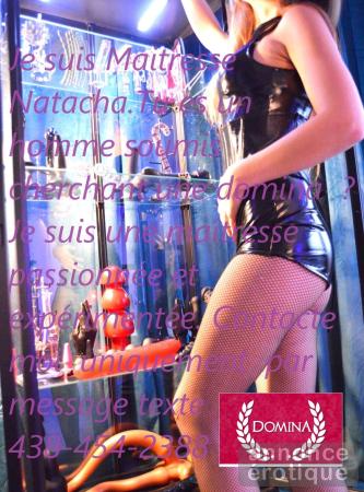 Maîtresse professionnelle pour homme soumis et obéissant