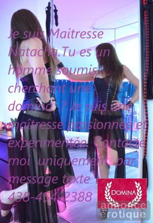 Maîtresse professionnelle pour homme soumis et obéissant