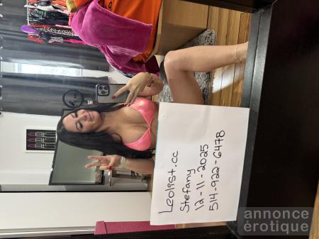 STEFANY 31ans 514..922..6478 incall outcall service en ligne vend photo et video