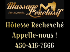 ♥♥HOTESSE RECHERCHER ♥♥   @MASSAGE L'EXCLUSIF