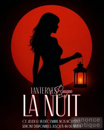 LANTERNES ROUGES LA NUIT CE JEUDI