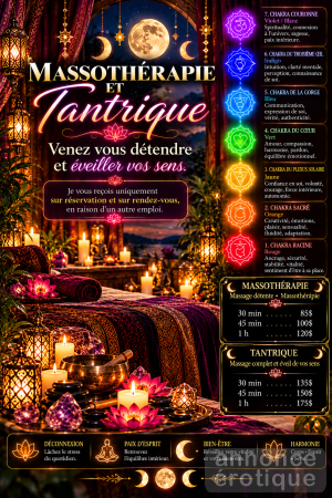 Massothérapie-Tantrique,Relaxation,Détente.
